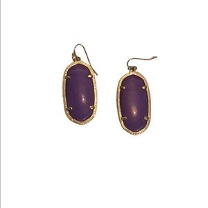 Purple Kendra Scott Earrings